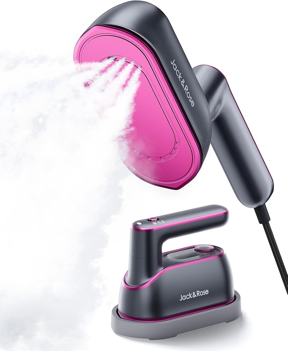 Thijox - Draagbare Handheld Kledingstomer 1200W met Snelle Opwarming, 2-in-1 Stomer, Groot Keramisch Verwarmingspaneel voor Efficiënt en Kreukvrij Kle