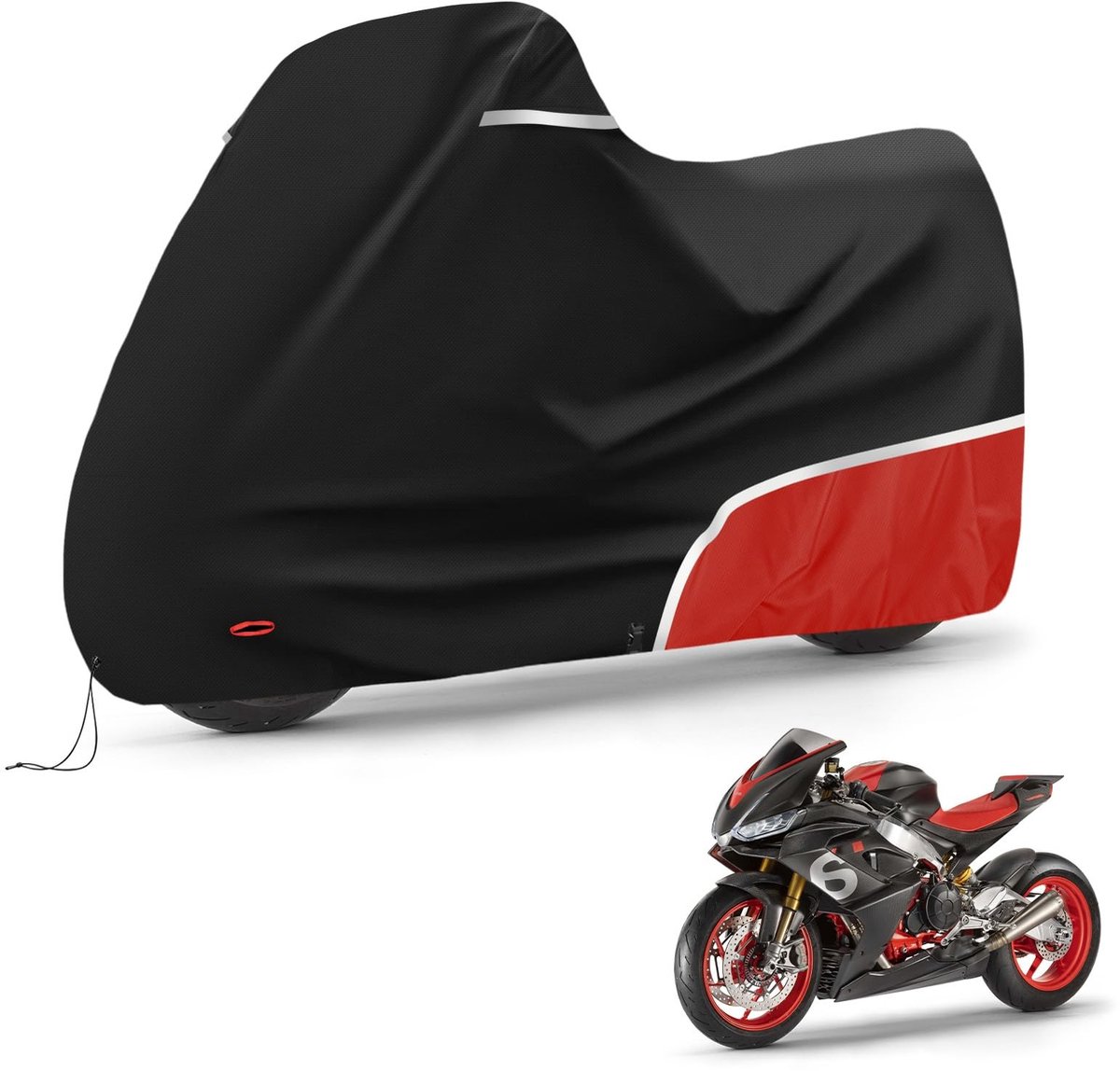 Dailygoods - Waterdichte Motorhoes voor Aprilia - Bescherming tegen Weersomstandigheden
