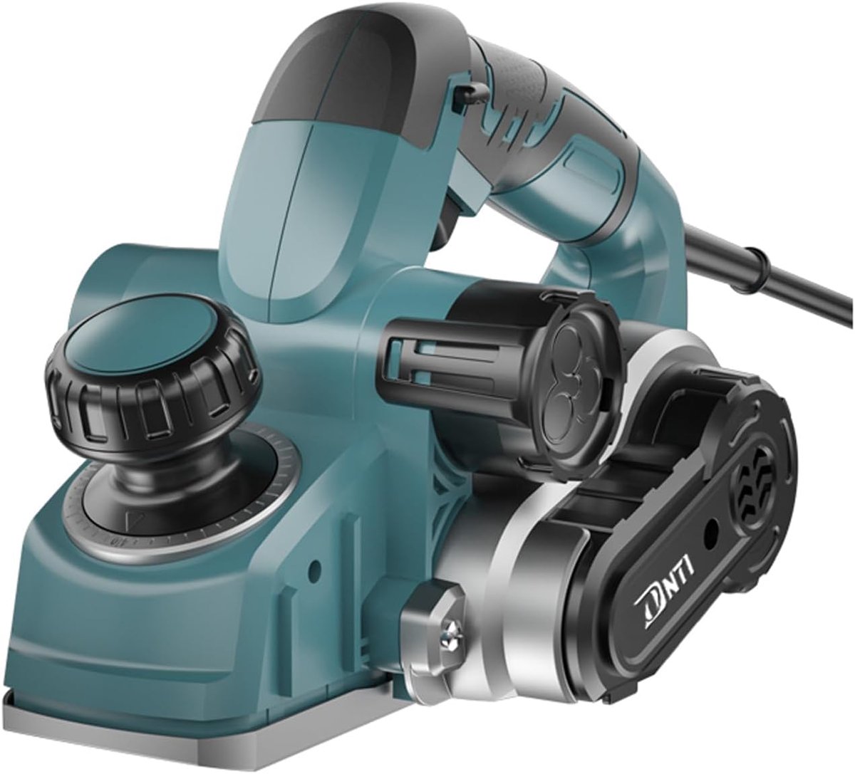 Thijox - Elektrische Schaafmachine 1050W - Houtschaaf 15000 RPM - Schaafbreedte 82mm - Instelbare Zaagdiepte 0-4mm - Perfect voor Houtbewerking