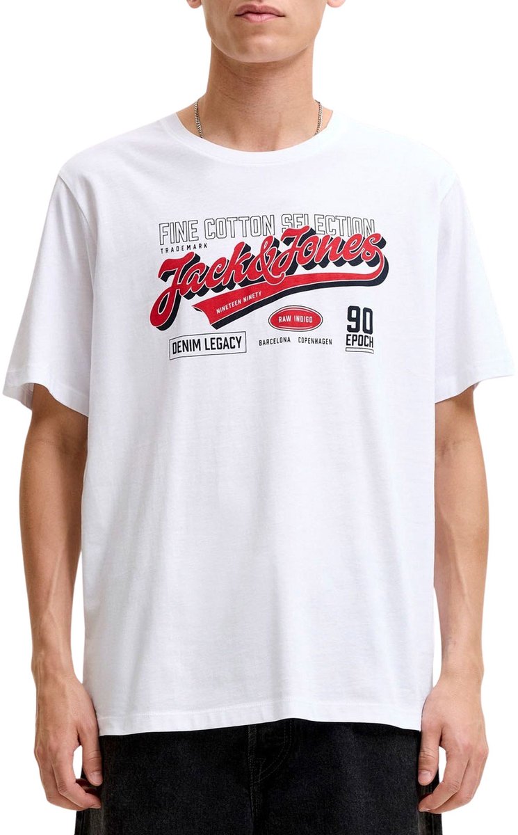 Jack & Jones Logo Tee SS 2 Col Shirt Heren - Maat L