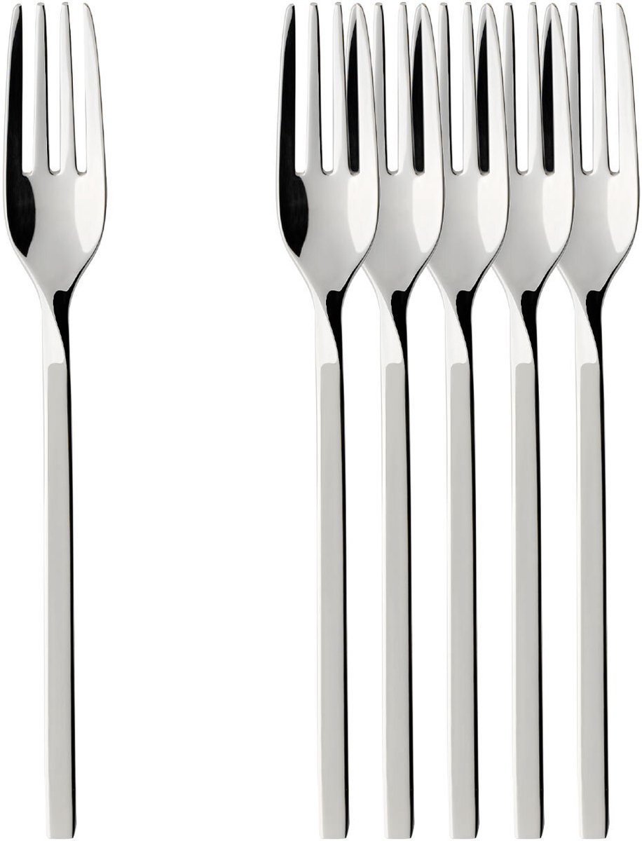 Kuchengabel NewWave 15,5 cm Set van 6