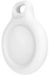 Witte Belkin beschermhoes voor AirTag met lus.