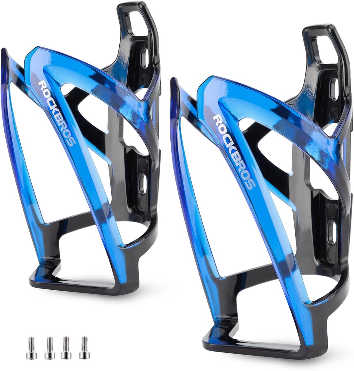 Thijox - Lichtgewicht Bidonhouder Fiets - Verstelbare Flessenhouder voor MTB en Racefiets - 35g - Duurzaam Materiaal - Pak van 2 - 5 Kleuren