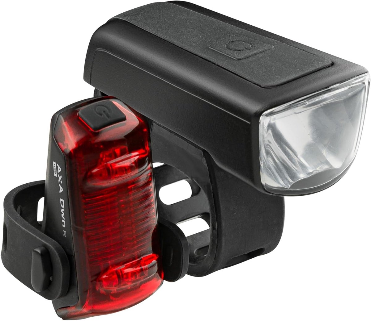 SnelShoppen - Fietslampenset USB-oplaadbaar 30 Lux, 11 uur lichtduur, StVZO-goedgekeurd, Voor- en Achterlicht, Flexibele Bevestiging, Veilig Fietsen i