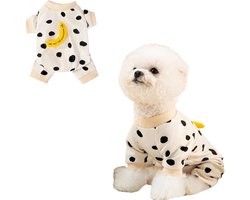 OLOEY Huisdierkleding Hondenpyjama's voor kleine honden Schattige puppyoutfits Huisdierkleding Jumpsuit Bodysuits Hondenpyjama's Zachte hondenkleertjes voor Chihuahua Yorkshire Teacup honden Kattenkleding L