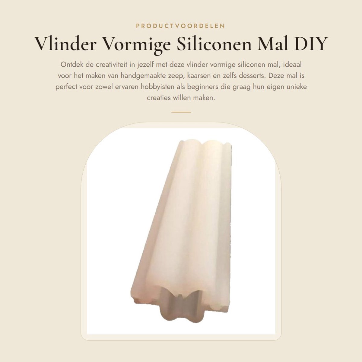 Dailygoods- Siliconen Mal Vlinder Vorm - Bakvorm - Zeep Maken - Chocolade - Cake - Mousse - Herbruikbaar 32x6x3,2 cm