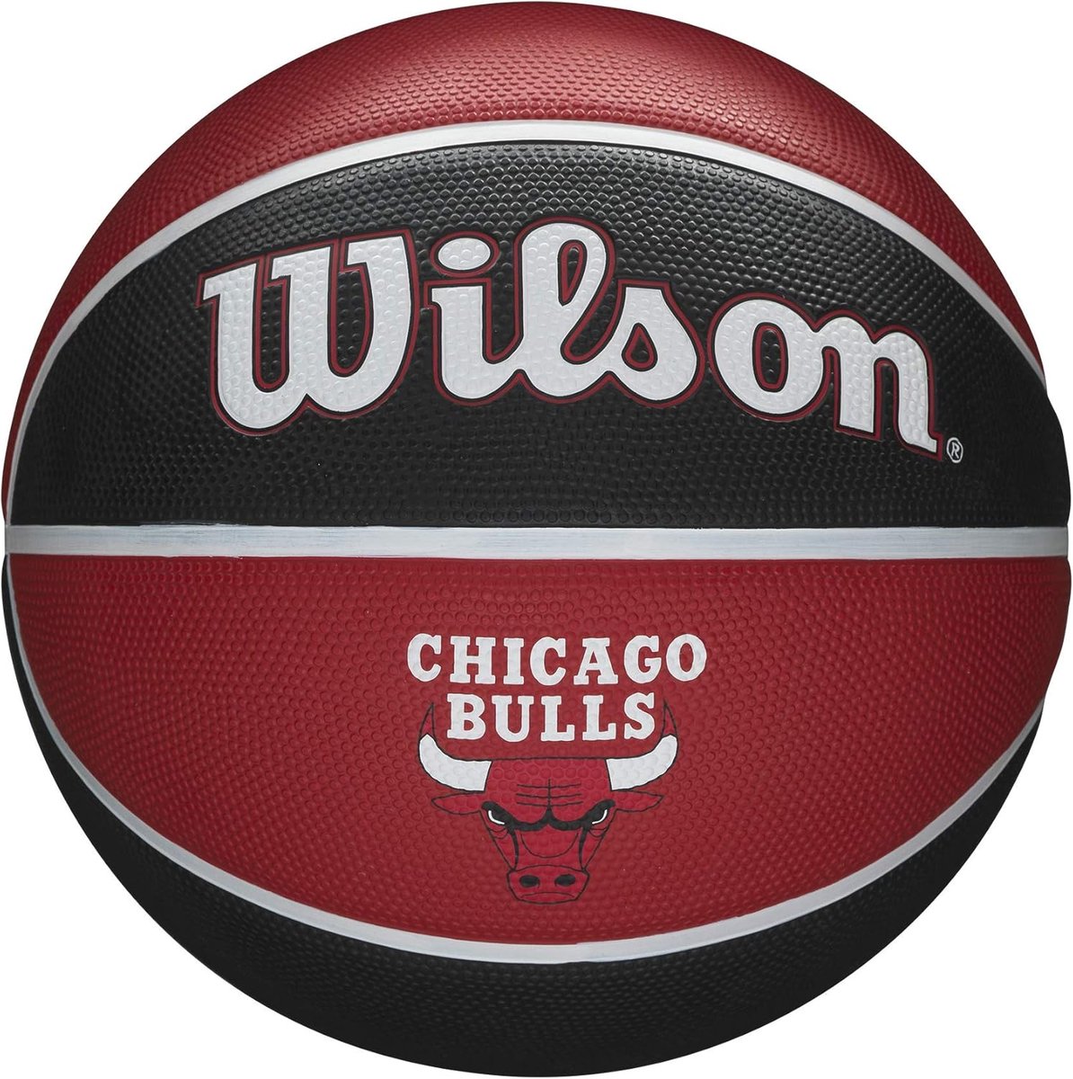 Thijox - Wilson Basketbal NBA Team Tribute Ball - Officiële Basketbal met Teamlogo - Perfect voor Indoor & Outdoor - Geschikt voor Jongeren en Volwass