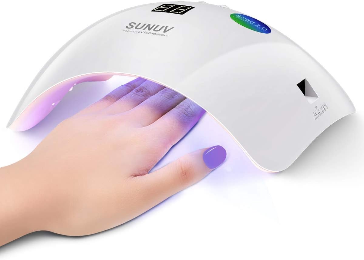 Thijox - SUNUV Nageldroger UV-LED Lamp met 30/60/99s Timer, Infrarood Sensor, LCD-display, Geschikt voor Alle Gel Nagels - Professionele Nagelverzorgi