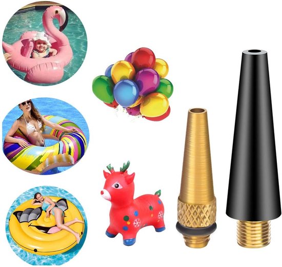 21 stuks-Fietsventieladapter - Ventielconversietool - Fietsventielset - Ventieladapter - Accessoire voor fietsbandenpomp - Geschikt voor fietsen - Gym - Ballen - Geel - Zwart — afbeelding 5