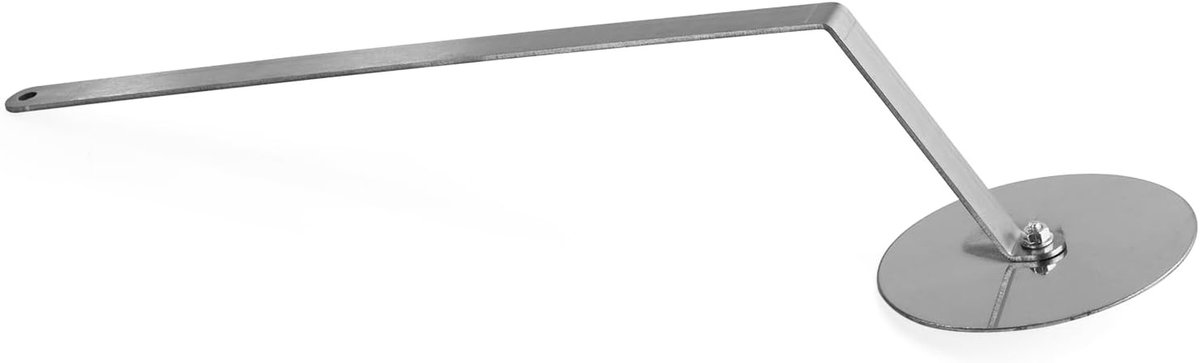 Vlammenkiller - Vlamblusser blik - Haard veilig doven - Roestvrij staal - 36 cm lengte - Gepoedercoat