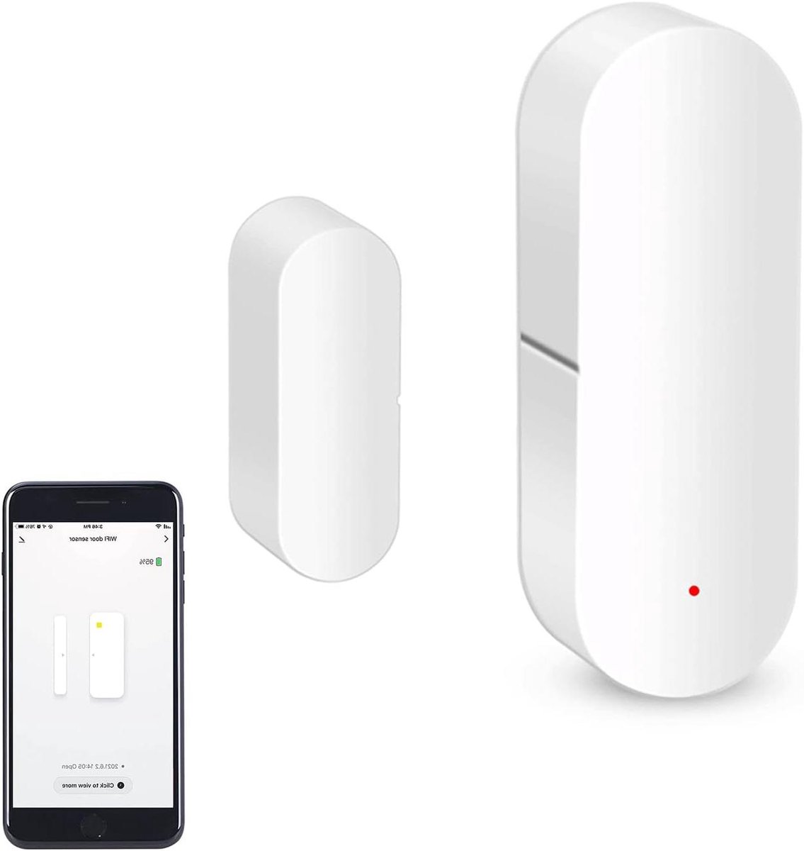 Wifi Deursensor - Intelligente Sensor - Huis Beveiligen - Geen Hub Nodig - 1 Stuk - Wit