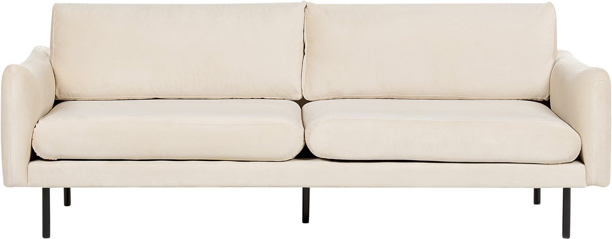 VINTERBRO - Driezitsbank - Lichtbeige - Fluweel