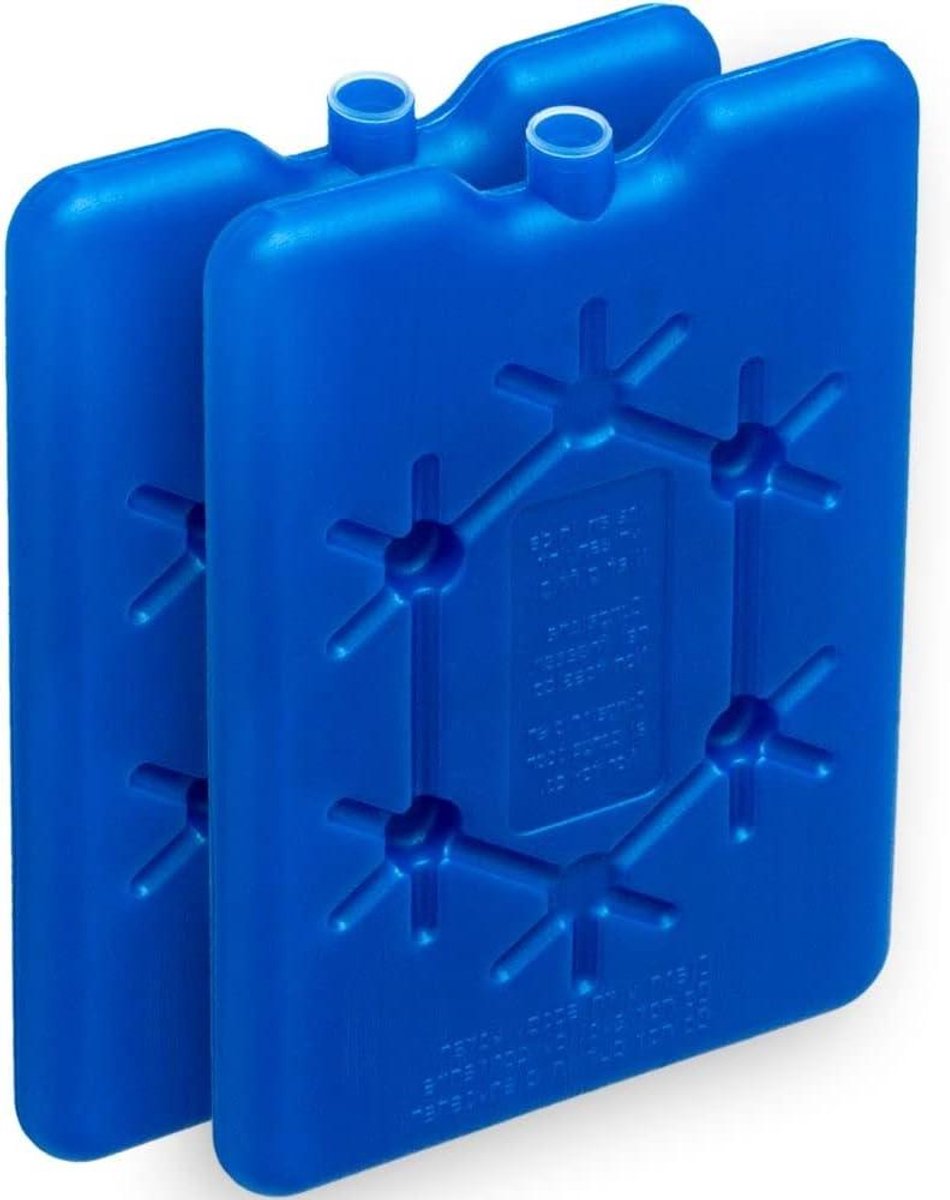 Koelelementen Set - Koelpacks Koeltas - Eten Koel Houden - Tot 12 Uur Koel - 200 ml - Blauw