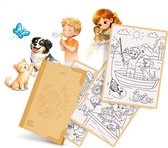 KIDYWOLF KIDYDRAW-PAD Refill – Pets – 30 Illustraties - 6+