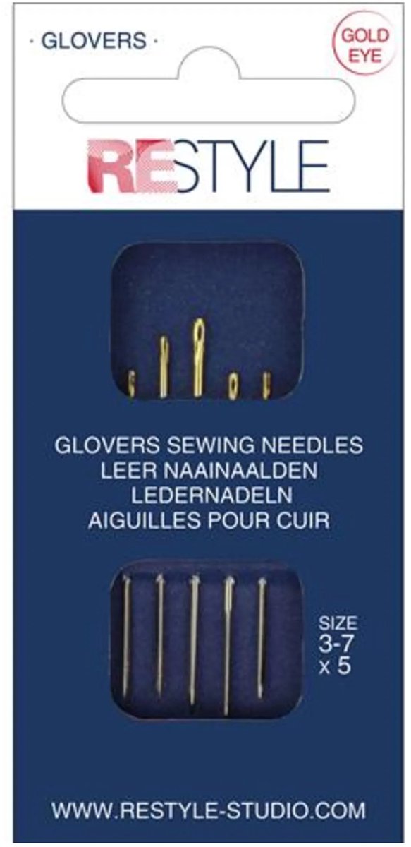 ReStyle 015.10350 Leer naainaalden 3-7, 5 stuks