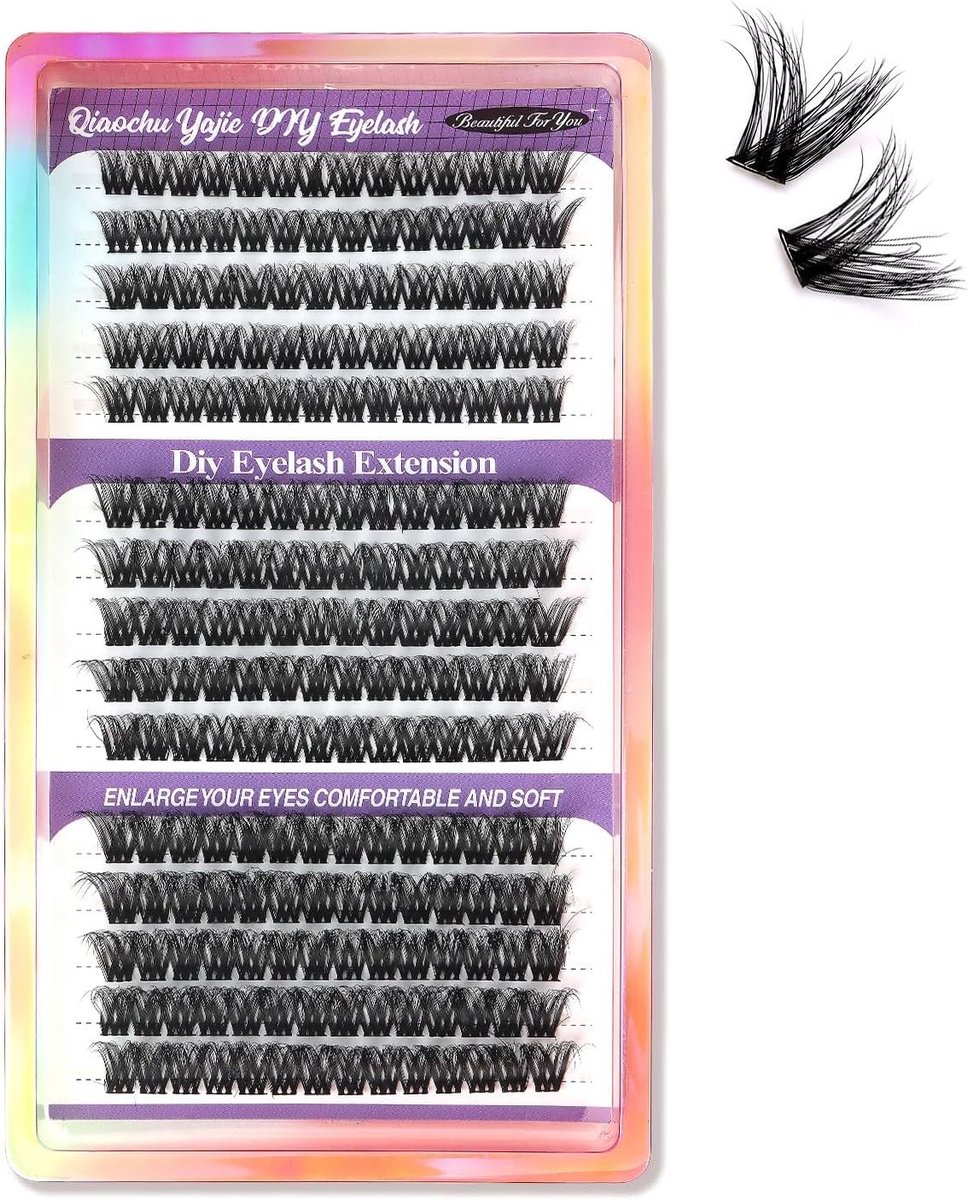 Volledige individuele wimpers 210 stuks, 12-16 mm valse wimpers voor doe-het-zelf wimperverlengingen, natuurlijke en volumineuze looks voor dagelijks gebruik en speciale gelegenheden