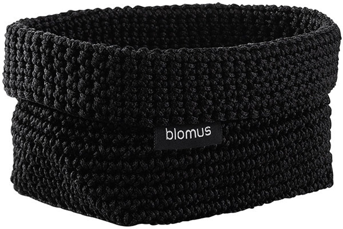 Opbergmand Tela Black | Zwart | Polyester