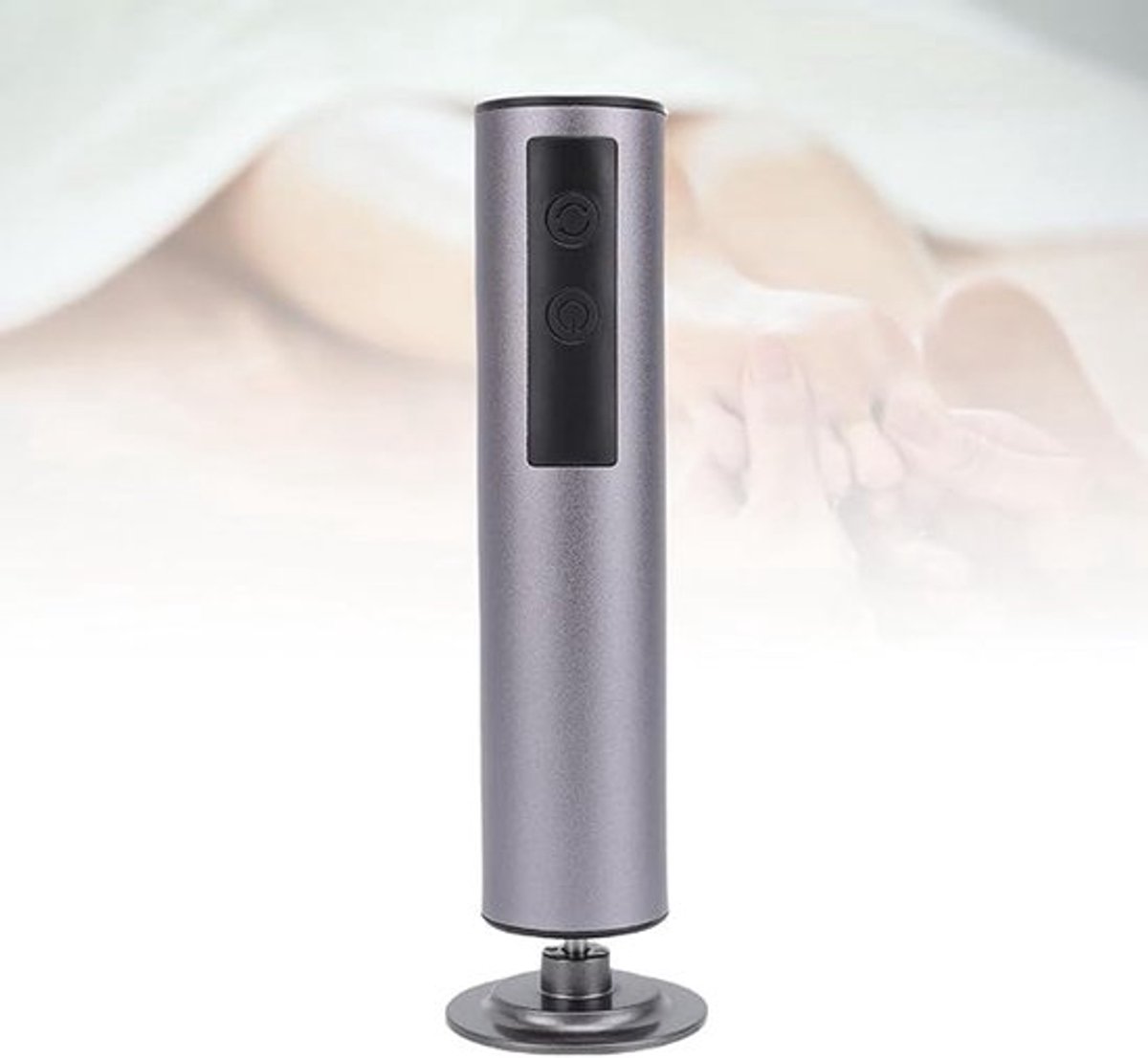 Elektrische voetvijl, 2-in-1 metalen voetvijl met drie instelbare snelheden, digitaal display, oplaadbare voetvijl, pedicuretool, verwijdert dode huidcellen en eelt.