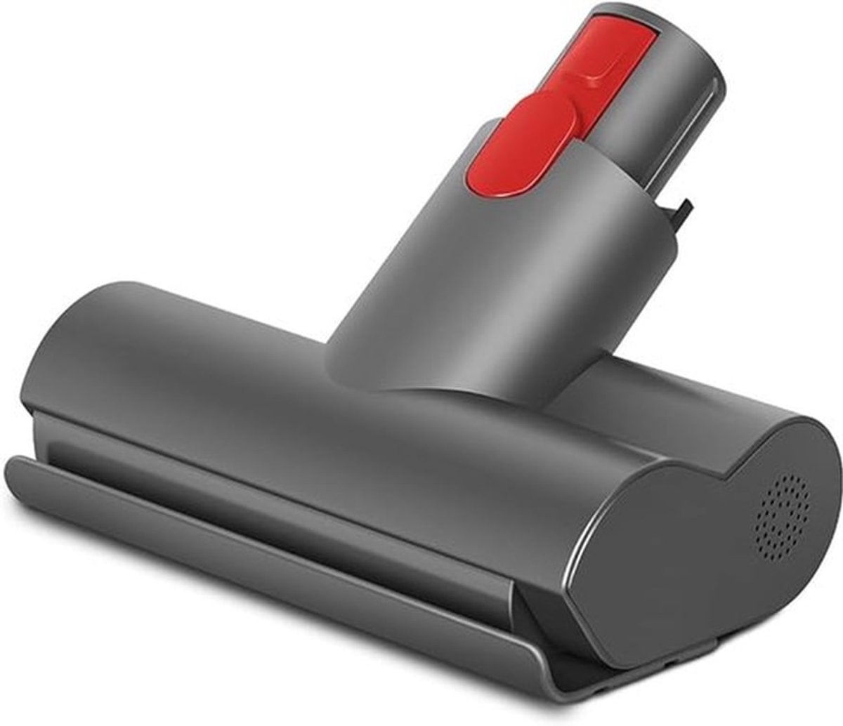 Mini turbomondstuk, geschikt voor Dyson V7 V8 V10 V11 V15 stofzuigers, voor het reinigen van matrassen, stoffen meubels en trappen, grijs