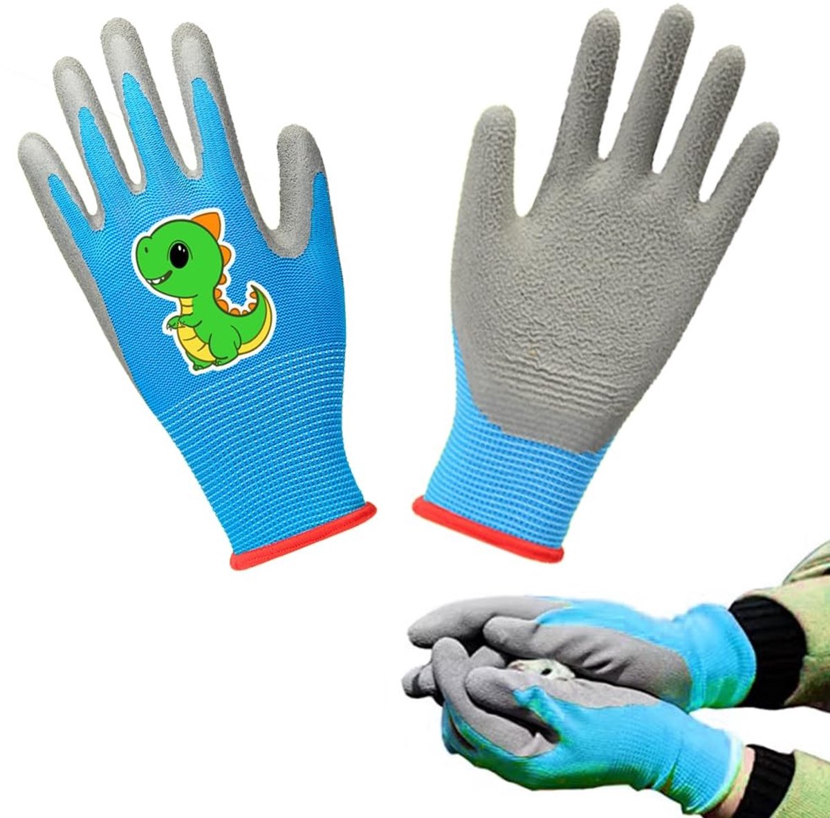 Beschermende Tuinhandschoenen voor Kinderen van 9 tot 12 Jaar met Coating voor Optimale Grip en Comfort