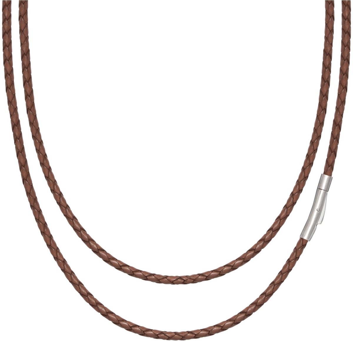 Heren- en damhalsband 3 mm - echt leer - stijlvol en duurzaam - ideaal als accessoire - SnelShoppen