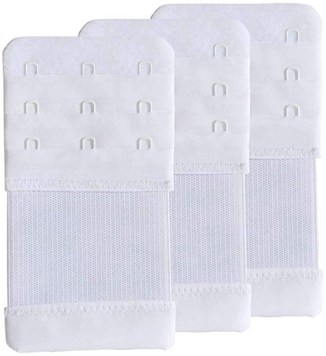 Dames beha Extenders - Beha verlengband - Elastisch nylon - 3 haak - Verhoog je comfort - Geschikt voor elke beha - Zwart