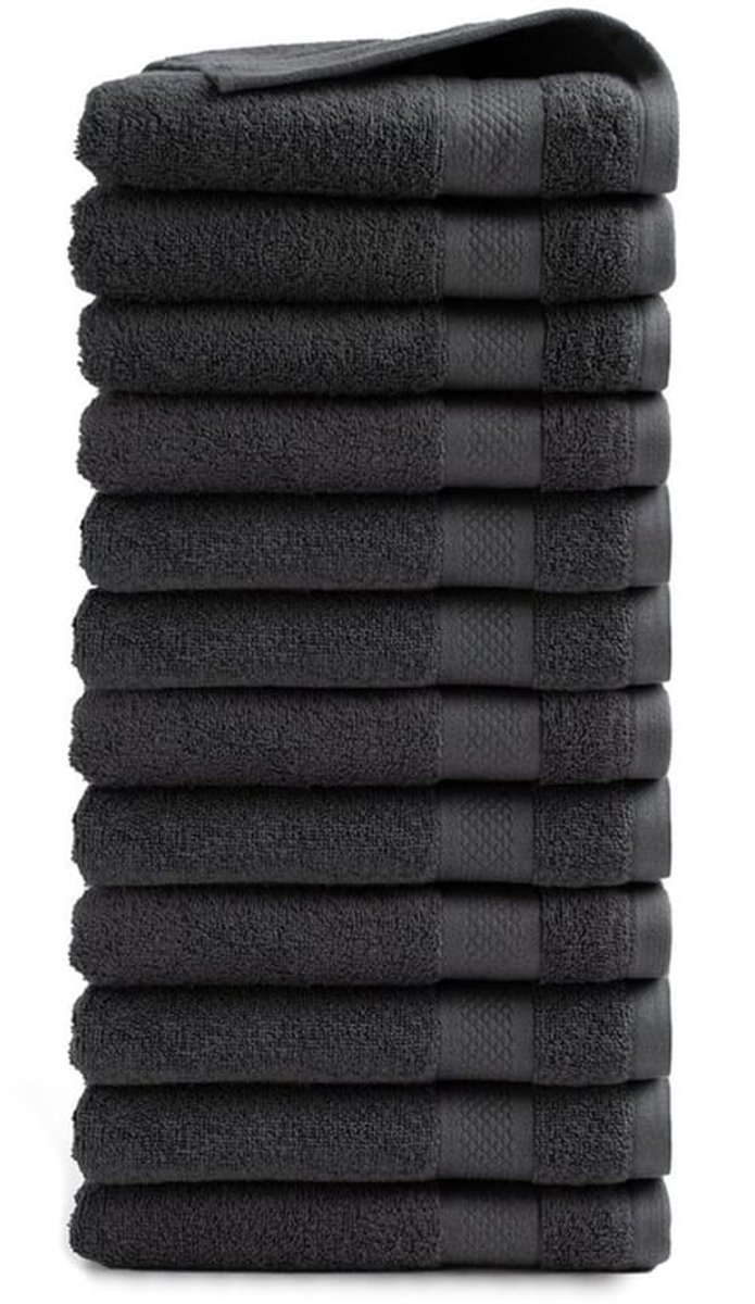 Handdoekenset 12-delig - 100% Katoen - 500 g/m² - Huidvriendelijk - Oeko-Tex Gecertificeer