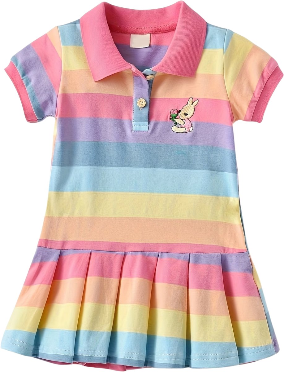 Currero Zomerjurk Meisjes Zomerjurken Kinderen Jurk Meisje Ibiza Stijl Sundress Kinderkleding 1 3-4 Jaar Gemengde Kleur