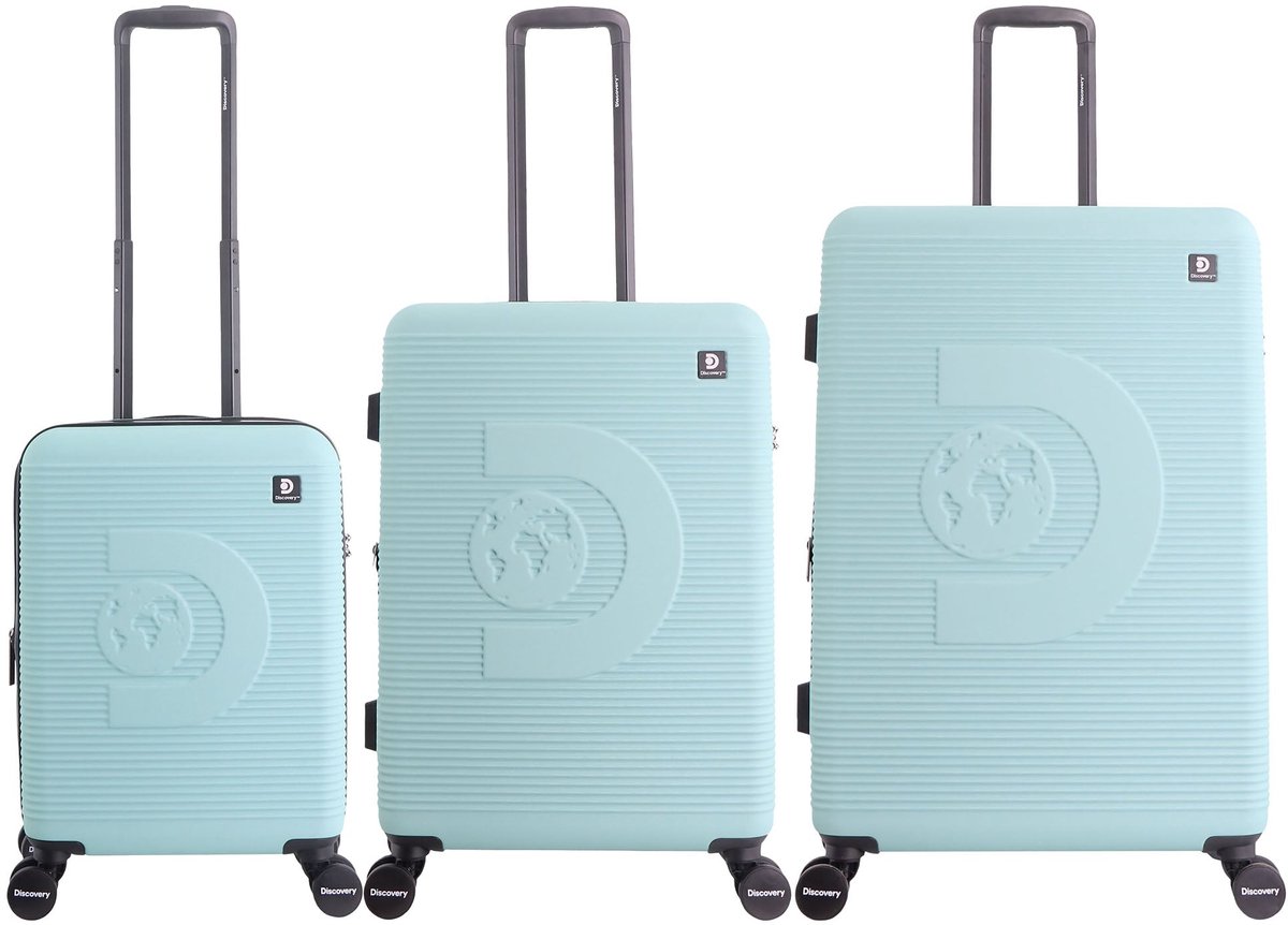 Discovery Eclipse Harde Koffer set / Trolley set / Reiskoffer set - (S/M/L) - Mint - Mint / Set