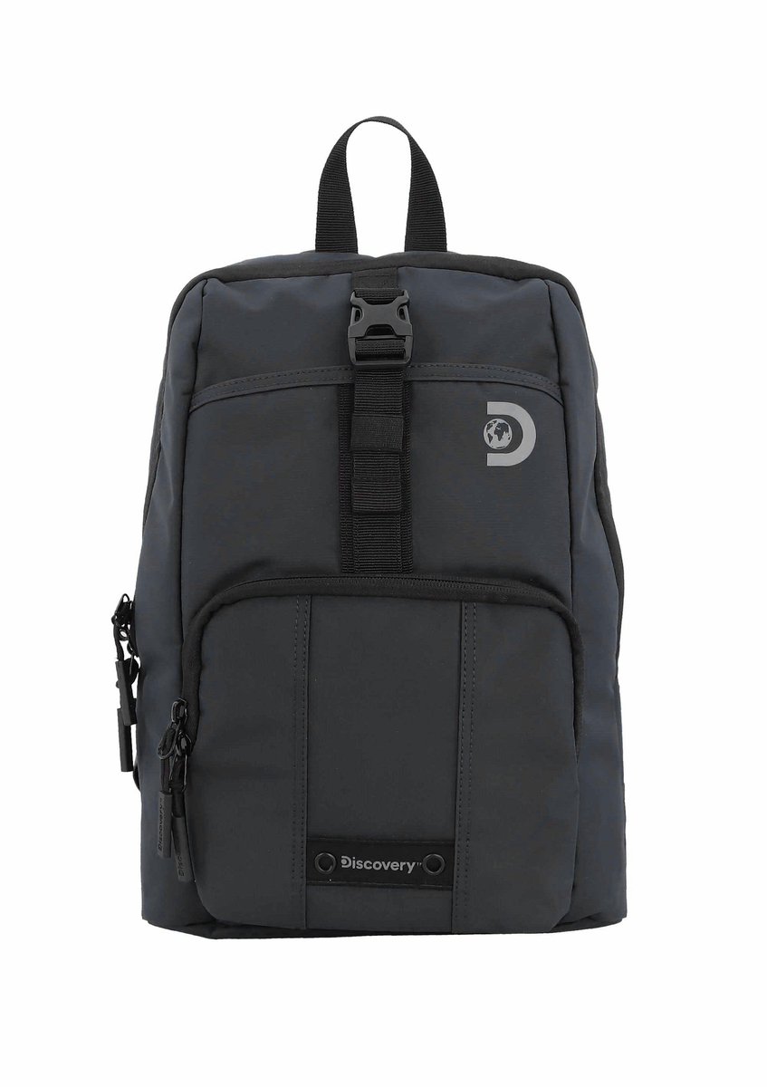 Discovery Laptop Rugzak / Rugtas / Schooltas - 13 Inch - Shield - Zwart - Zwart