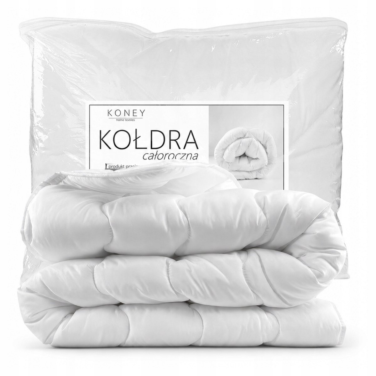 KONEY - All year dekbed 180 x 200 cm - synthetisch - Wit - 250 g/m²