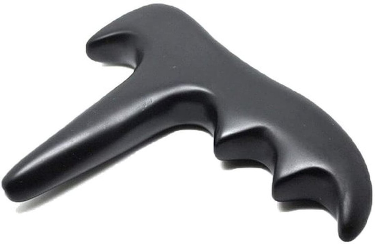 Massagegereedschap Trigger Point - Natuurlijke Hete Stenen - SPA Acupunctuur Therapie - Antislip Handvat - Verlichting van Spierpijn - Comfortabel en Veilig - Guasha