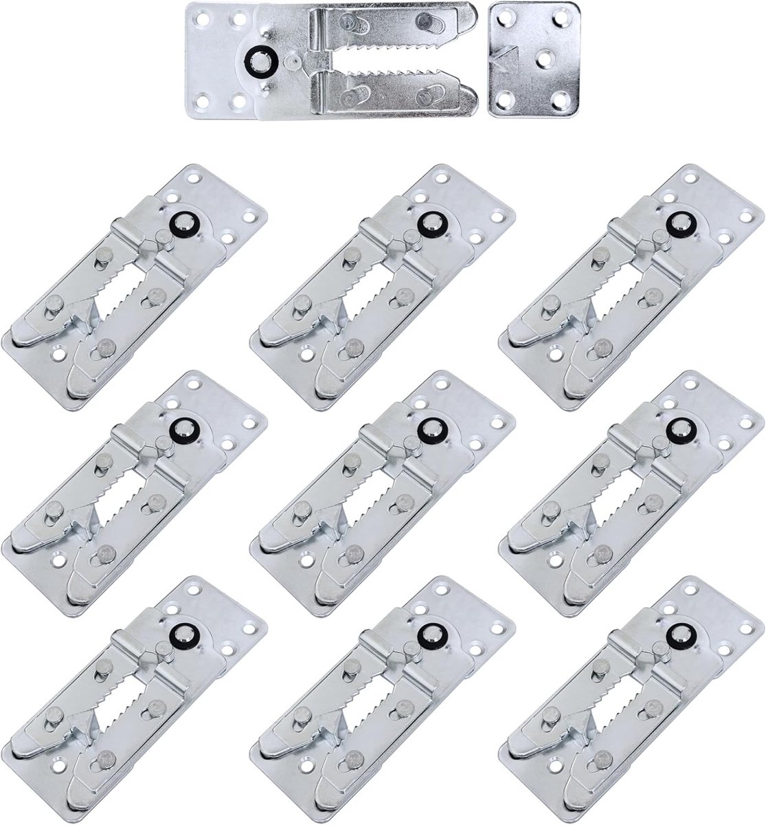 10x Gegalvaniseerde IJzeren Connector Clips voor Meubels en Sofa's - 135MM Set voor Verbindingen
