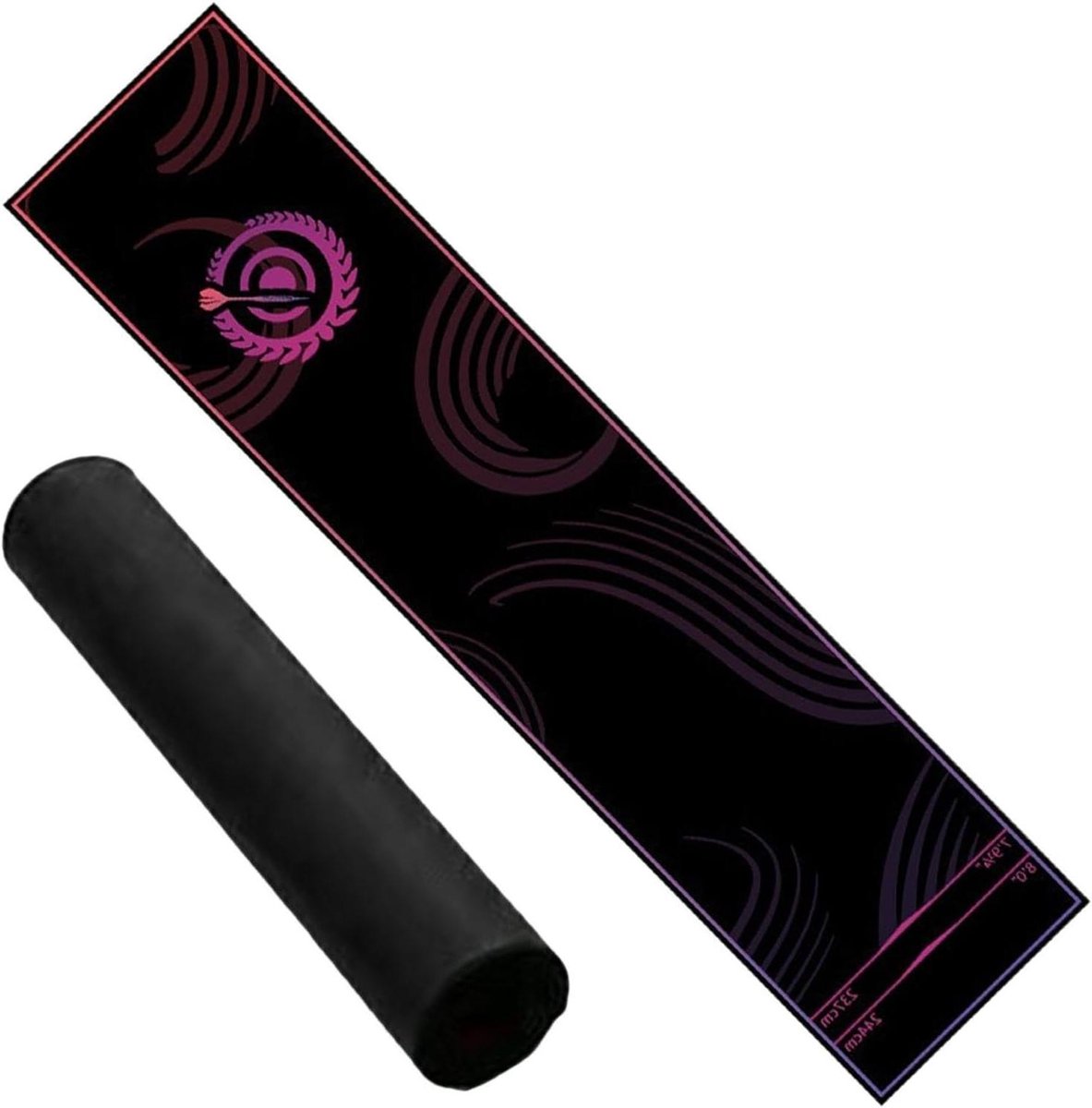Dartmat Werplijn - Vloerbeschermer - Precisie Werpen - Antislip Basis - 300 cm Lengte - Roze