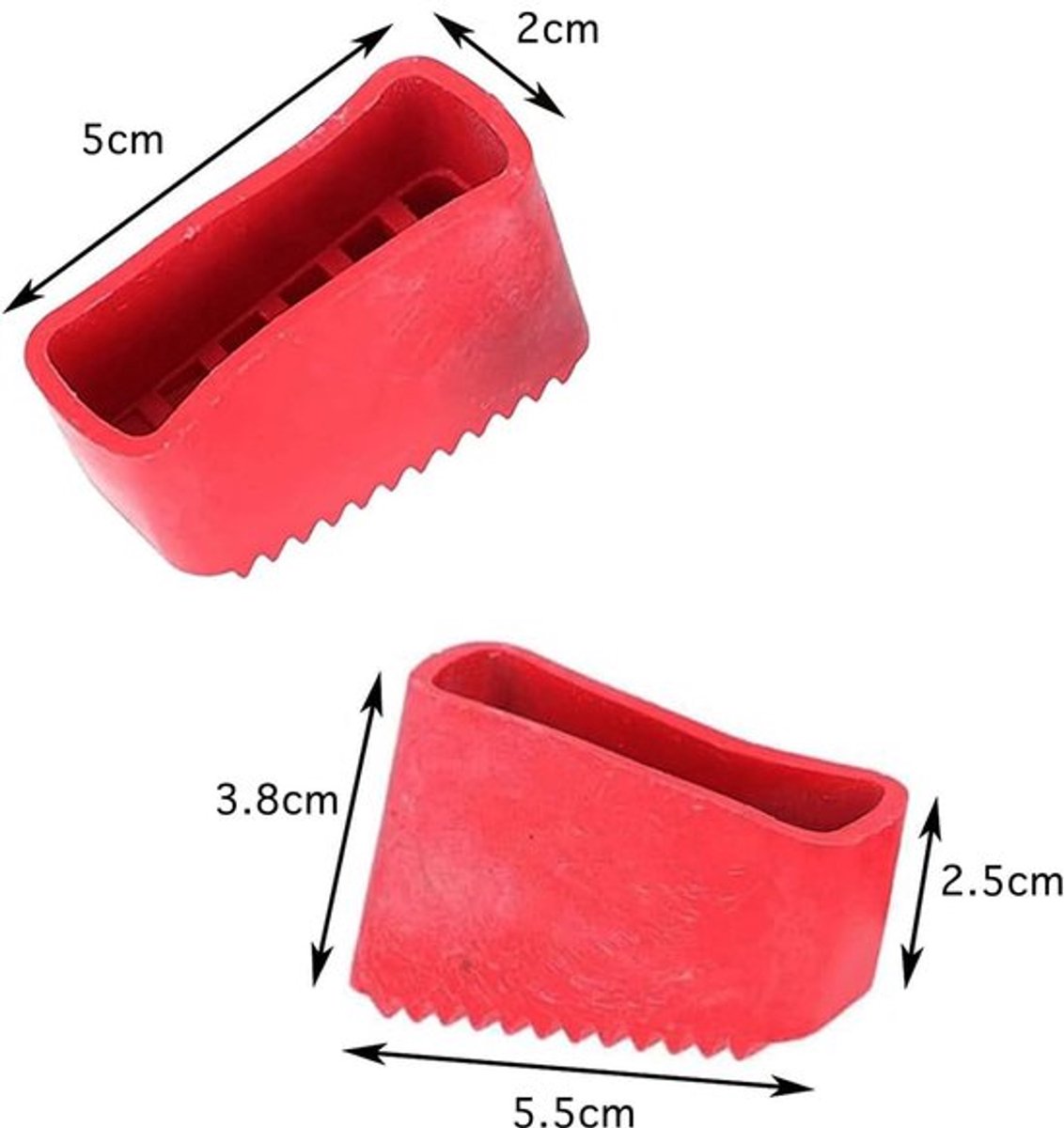 Laddervoeten 4 stuks - Antislip Rubber - Universele Voetafdekkingen - Duurzaam - Sterke Grip - Veiligheid voor Thuiswerkers - Ladderstoppers