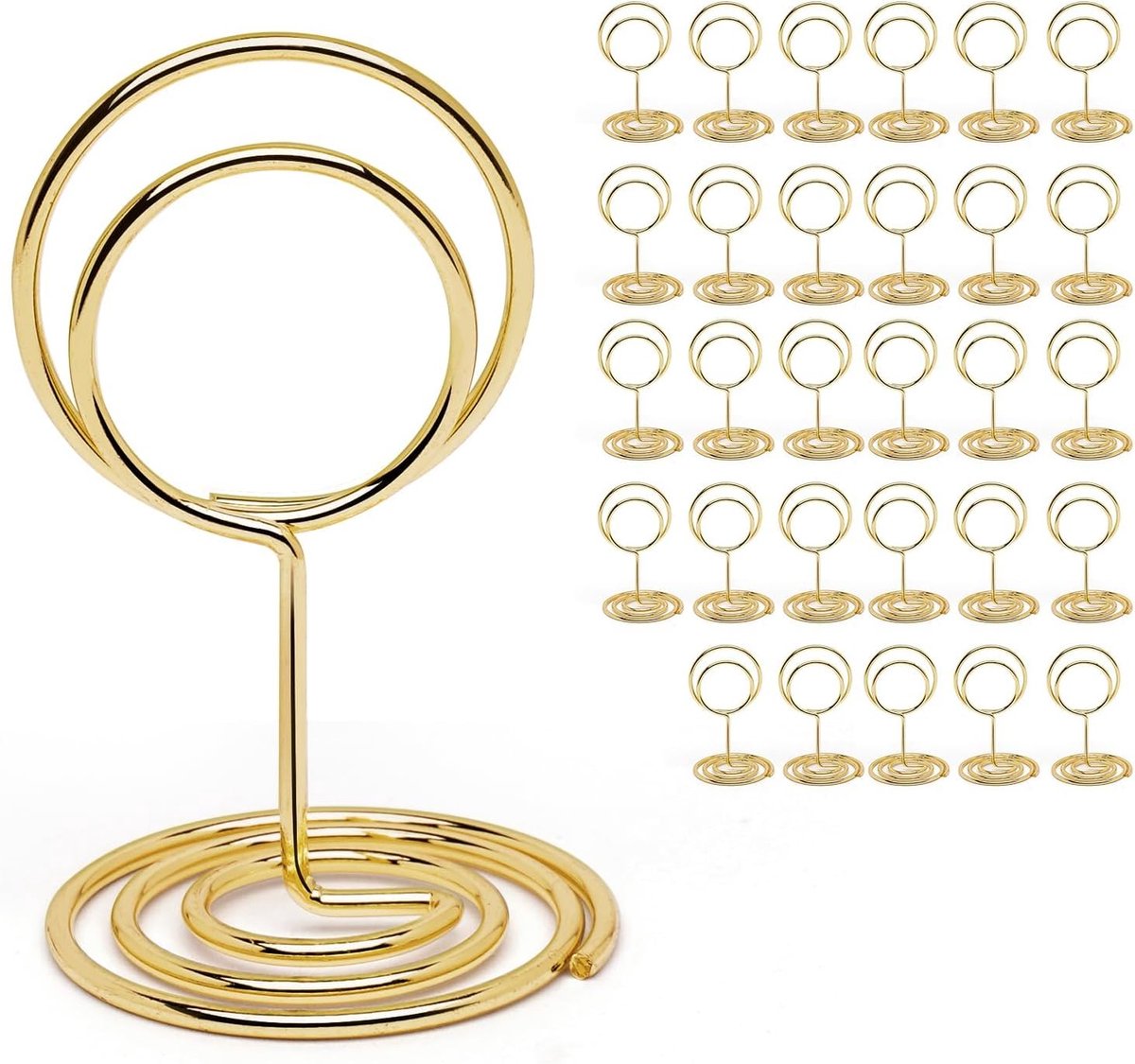 Tafelkaarten 30 stuks - goud - nummering - ideaal voor bruiloften - ShopVlot