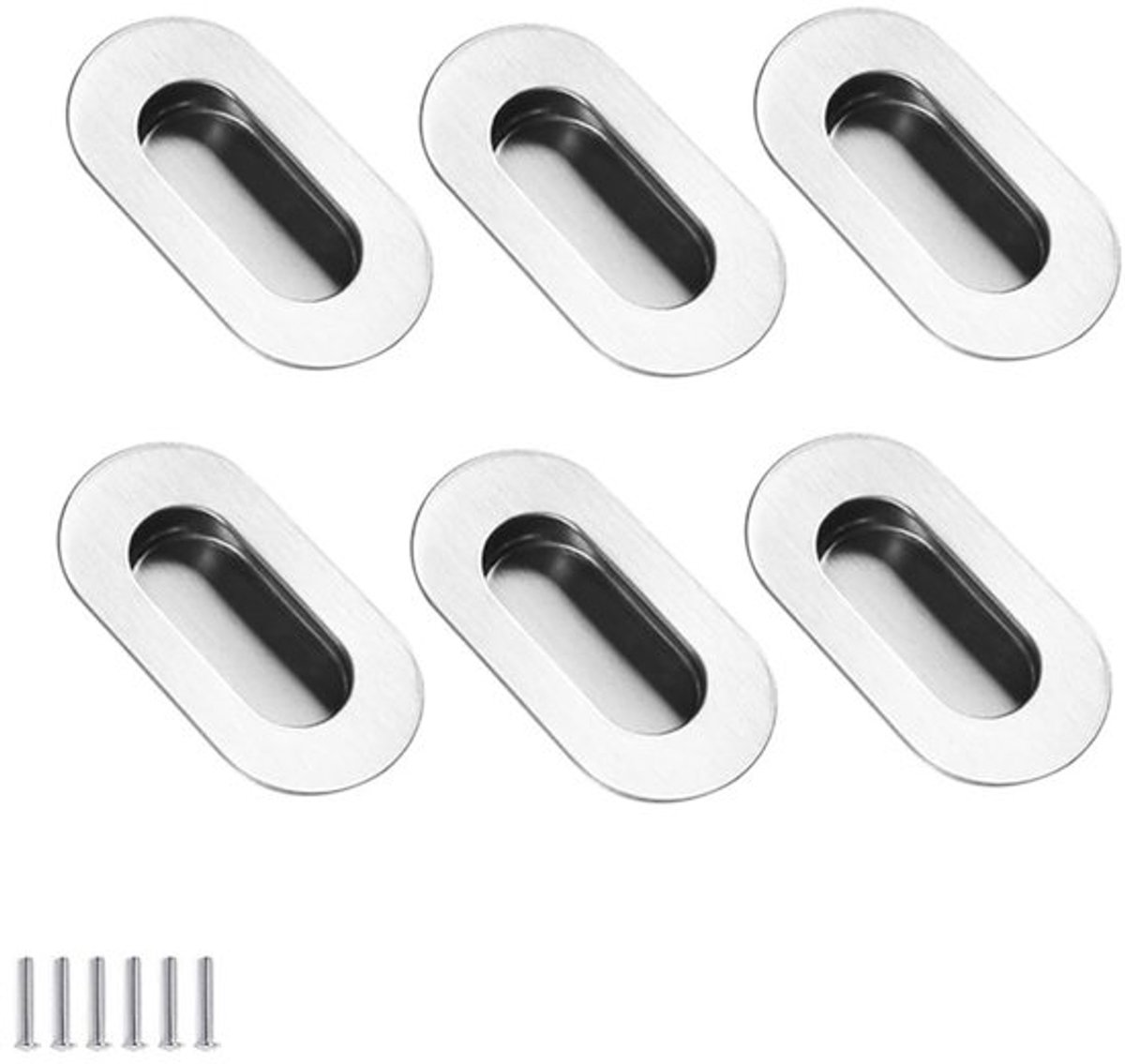 Handvat Hoogwaardig Roestvrij Staal - Verborgen Handvat - Inbouw Handgreep - Schuifdeur Handvat - Elegant Design - Duurzaam en Veilig - Deurgreep