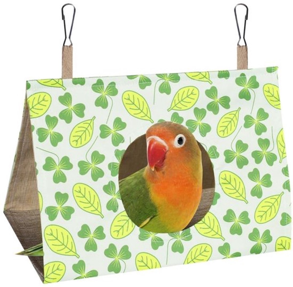 Vogelkooi Dubbellaags - Hangend Vogelnest - Waterdicht - Multifunctioneel - Papegaaien - Parkieten - Comfortabel en Ademend