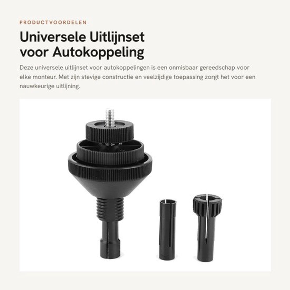 Centreerhulpmiddel Universele Gereedschapset - Koppelingskalibrator - Positiecorrector - Antislip Ontwerp - Stabiele Kalibratie - Bereik 14,4-2120,9-29 mm - Koppelingsgereedschap