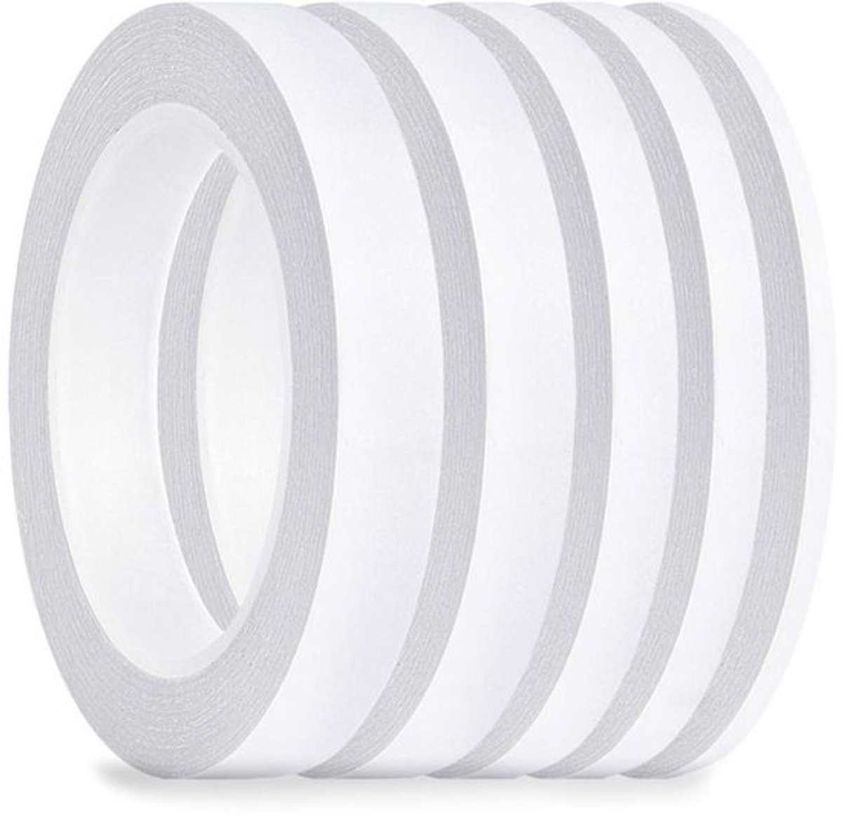 Dubbelzijdige Tape Set - Extra Sterk Plakband - 6mm/9mm/12mm/15mm/18mm - 25 Meter per Rol - Voor Hout/Metaal/Glas/Papier