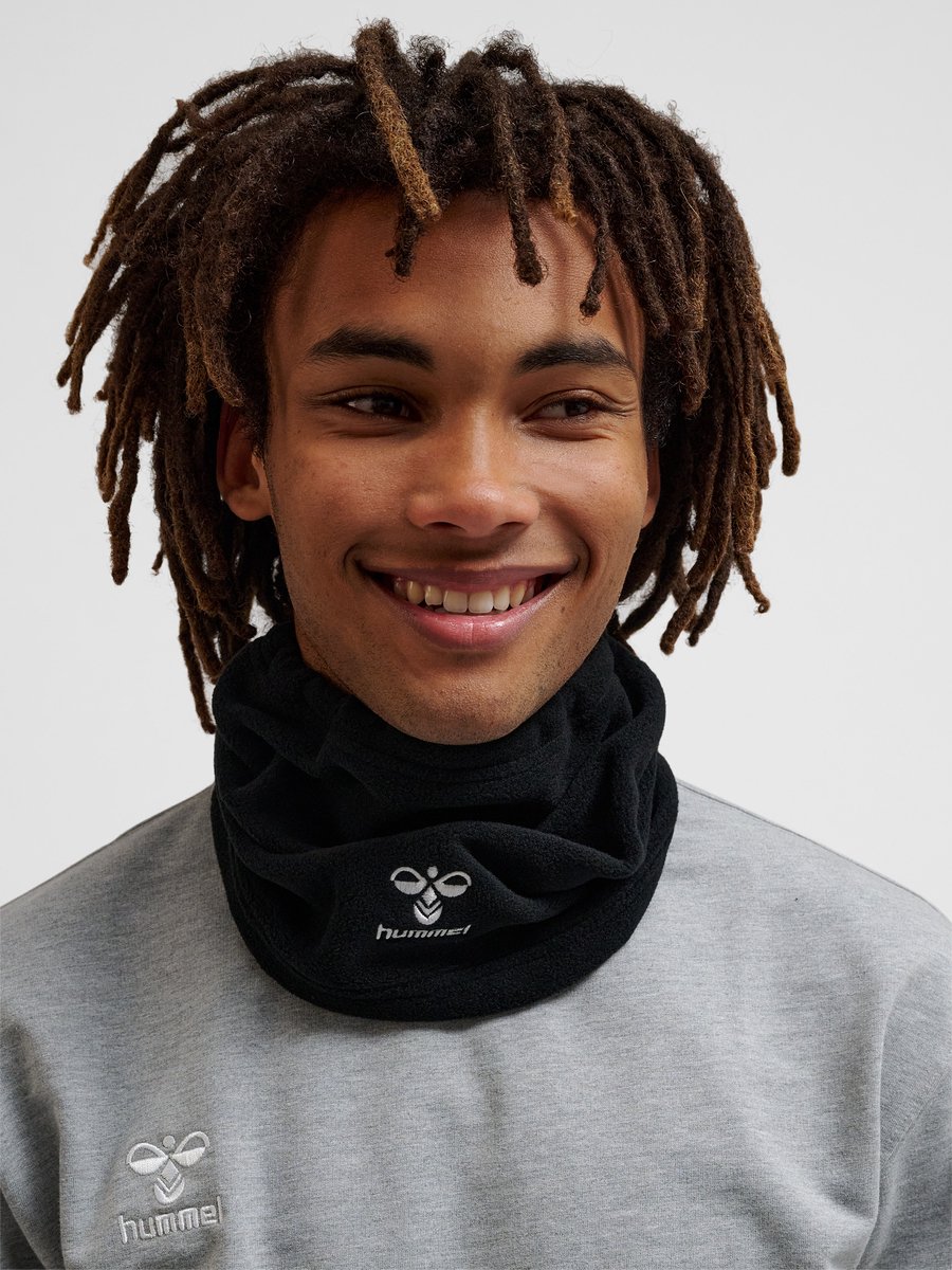 Hummel Fleece Nekwarmer Zwart Man,Vrouw