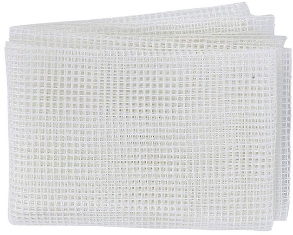 Mesh Doek 150x100cm - Duurzaam Glasvezel - Tapijt Breien - DIY Handgemaakt - Haaknaald - Hoogwaardige Kwaliteit - Weefdoek