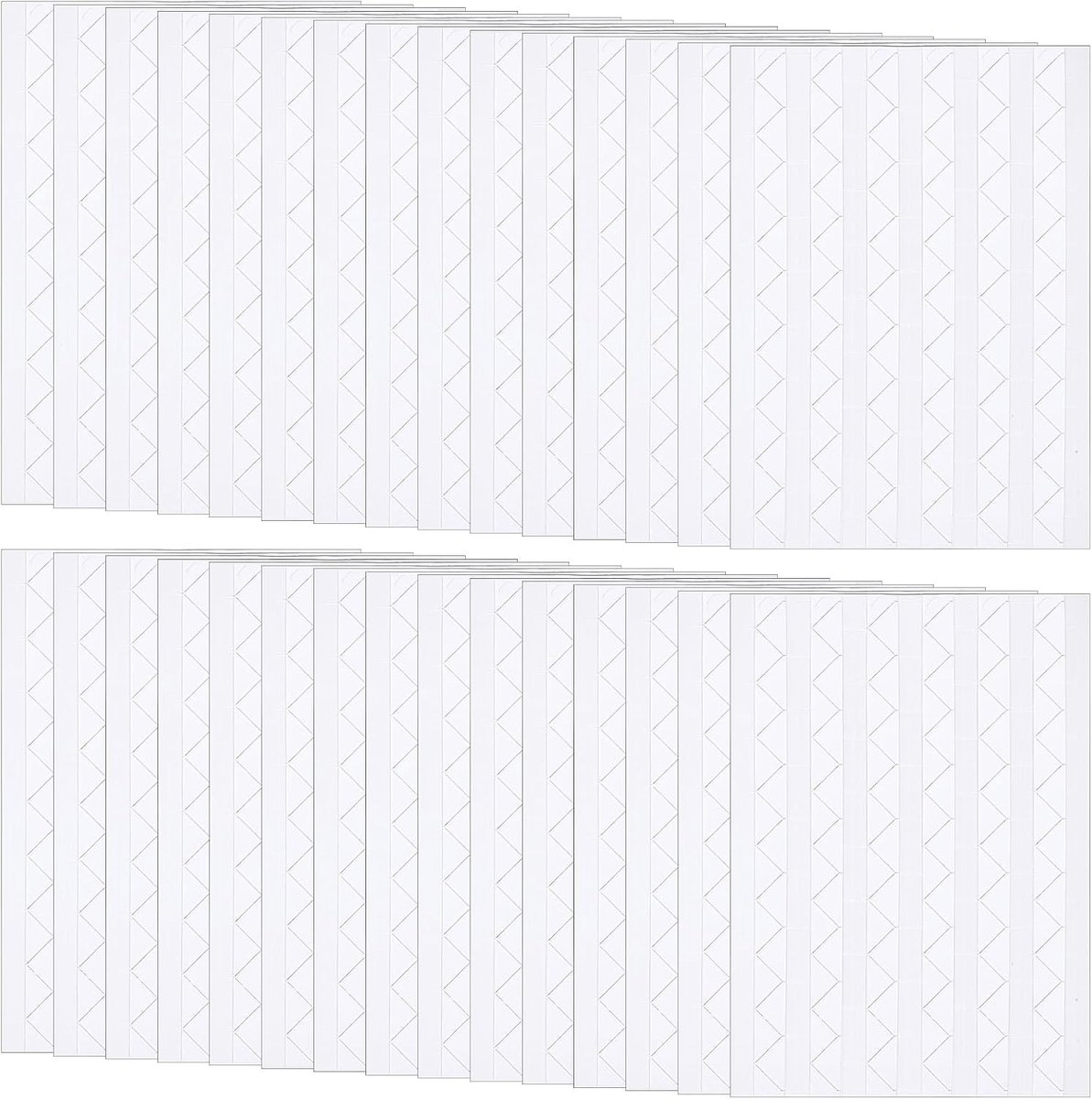 3060 stuks zelfklevende fotohoeken in wit voor foto's, verzamelalbums en dagboeken | 14,5 x 10,5 cm, ideaal voor scrapbooken en creatieve projecten