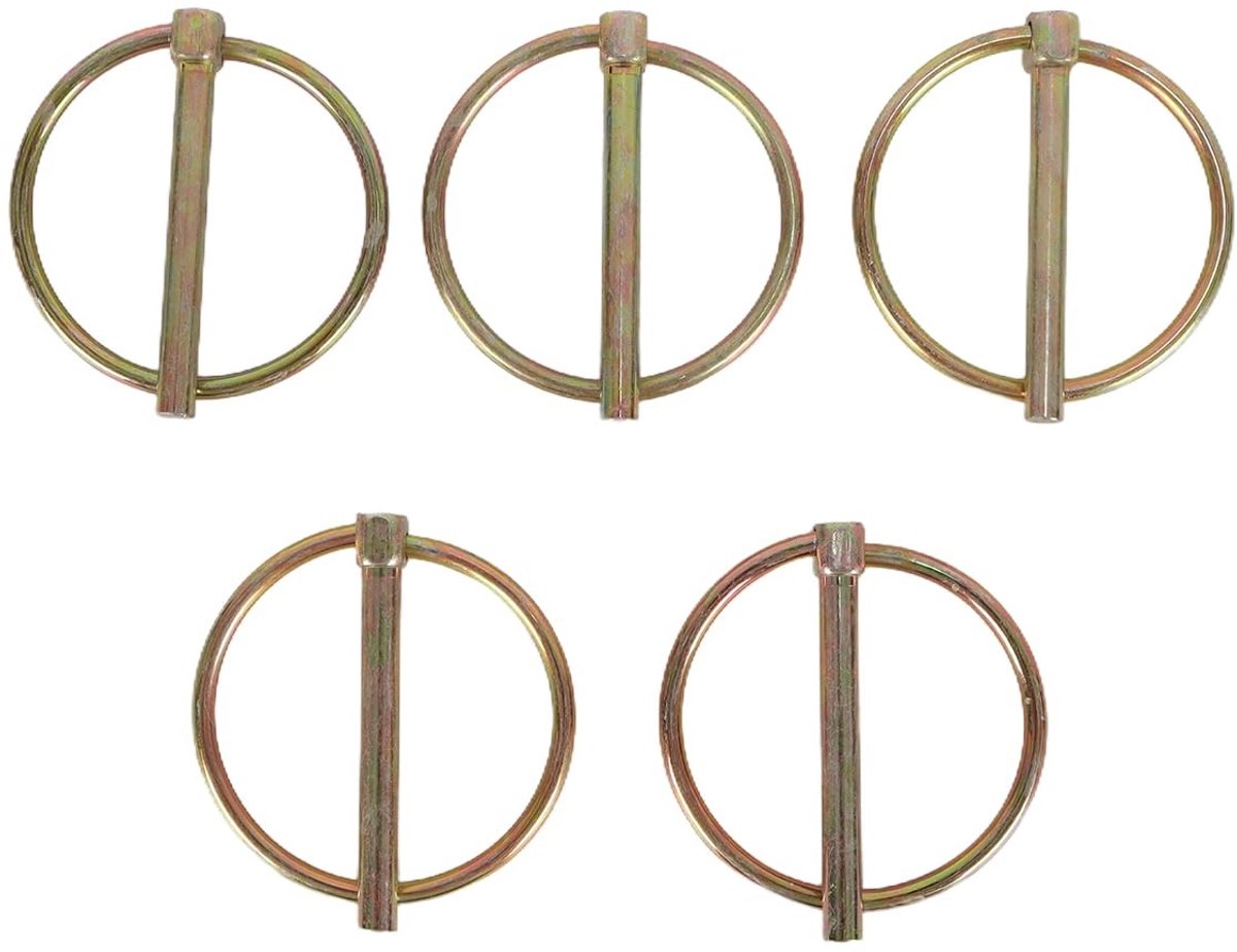 5-delige set veiligheidsringen en O-ringen voor aanhangwagens, vrachtwagens en landbouwmachines (5x45mm)