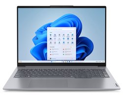 Lenovo ThinkBook 16 G7 ARP AMD Ryzen™ 5 7535HS Laptop 40,6 cm (16") WUXGA 16 GB DDR5-SDRAM 512 GB SSD Wi-Fi 6E (802.11ax) Windows 11 Pro Engels Grijs