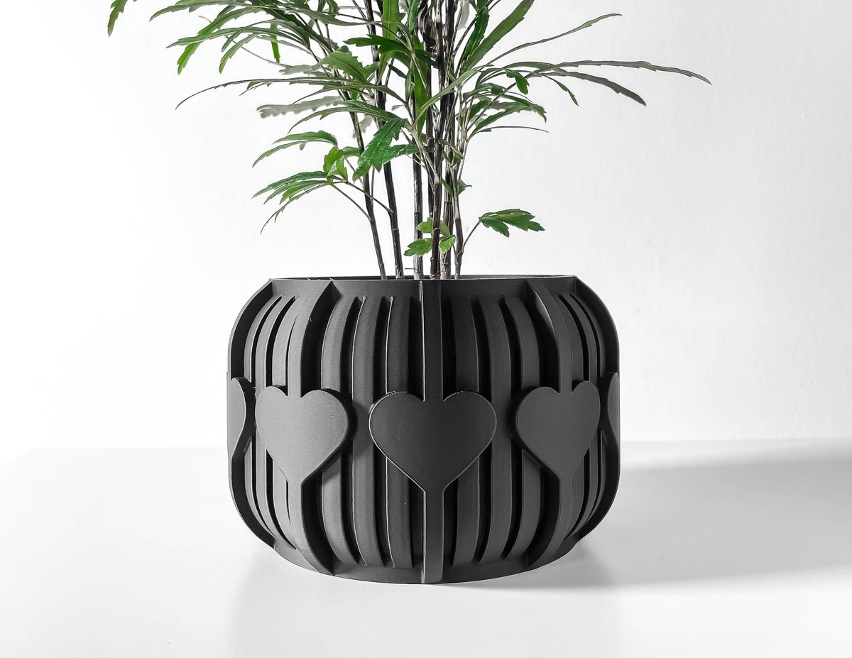 Skushy Aldes Bloempot - Moderne Designpot voor Kamerplanten - Sculpturale Plantenpot voor Woonkamer en Kantoor - Premium Woondecoratie