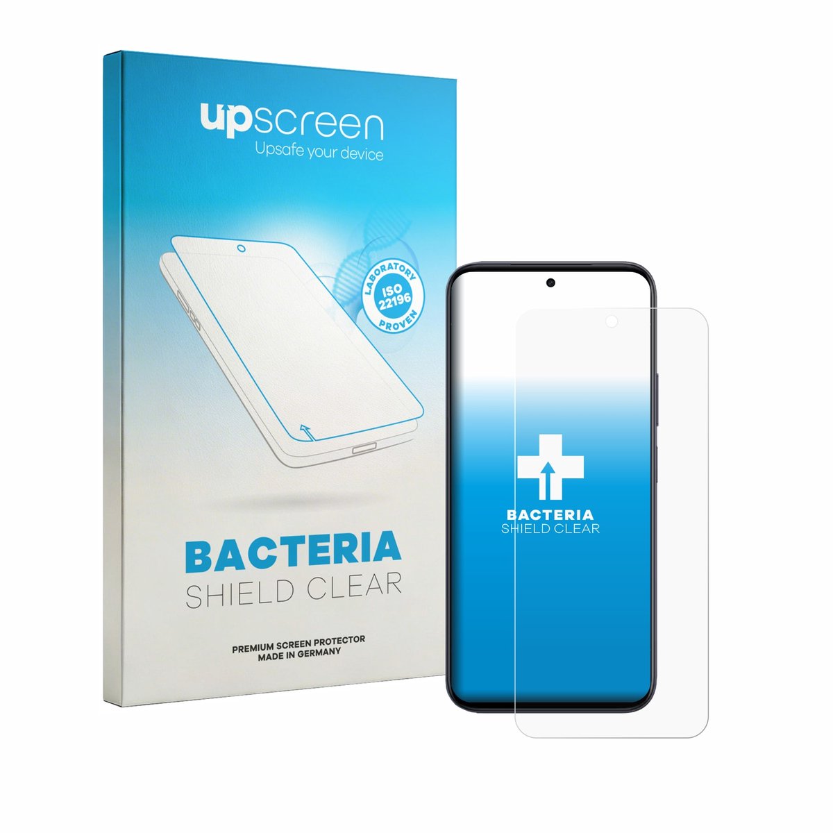 upscreen - Screenprotector voor Vivo Y6a - Folie Beschermfolie transparant antibacterieel