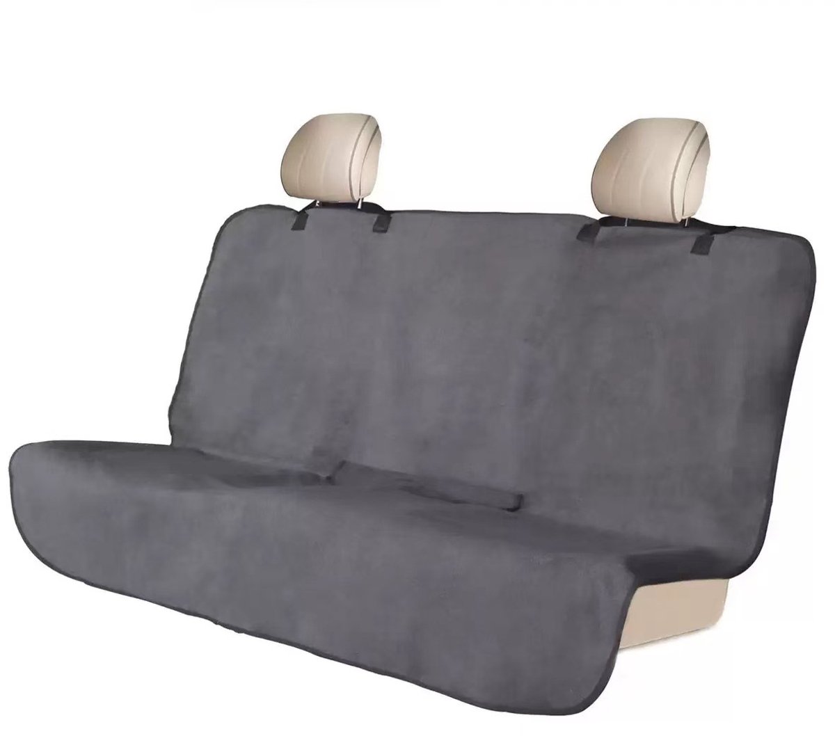 Waterdichte Achterbankhoezen - Stoelhoezen -150×140cm -Universeel Passend - Beschermt tegen Zweet en Vocht - Voor Auto, SUV, Bestelwagen en Jeep - Na Sport en Zwemmen - Machinewasbaar - Bankgrijs