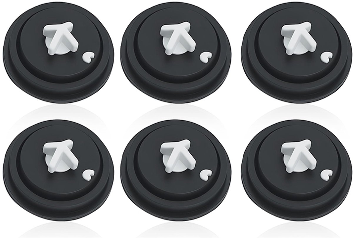 6 stuks Toiletspoelafdichting, toiletspoelafdichtingsringen, zij-inlaatmembraanafdichtingen voor toiletspoelonderhoud