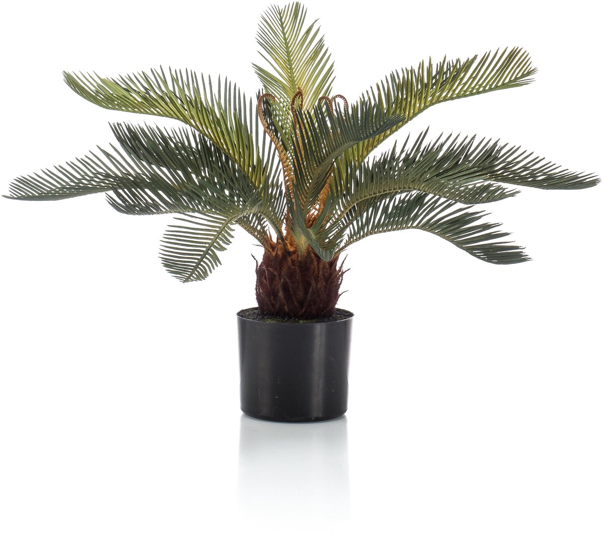 Emerald - Kunstplant Cycas Palm 55cm - Kunstplant voor binnen